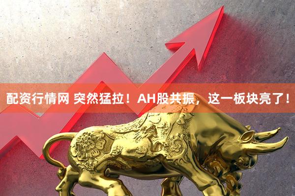 配资行情网 突然猛拉！AH股共振，这一板块亮了！
