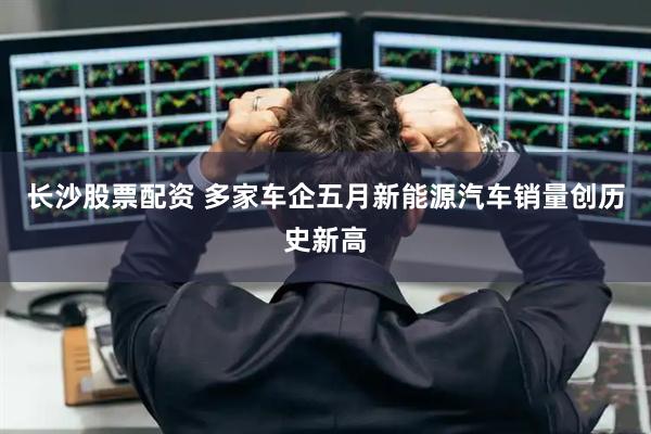 长沙股票配资 多家车企五月新能源汽车销量创历史新高